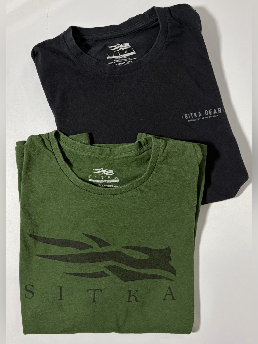 Sitka Lot Short Sleeve T Shirts Men's XL 100% Organic Cotton Lightweight Nice